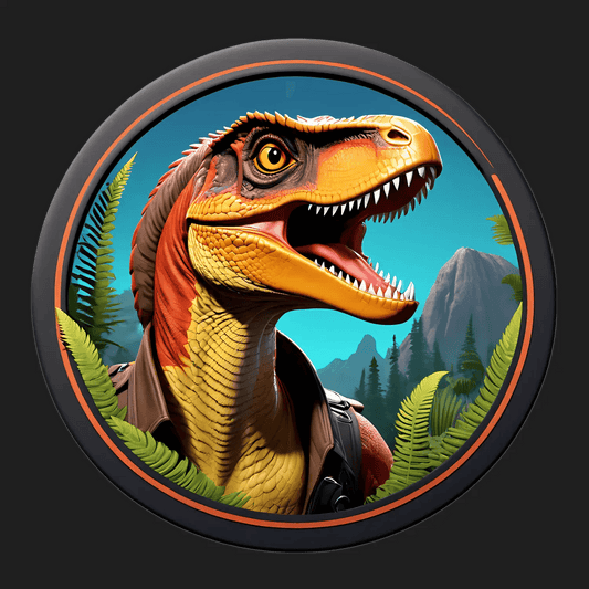 Dinosaur Adventure - UV DTF Sticker - Heat Press Transfer