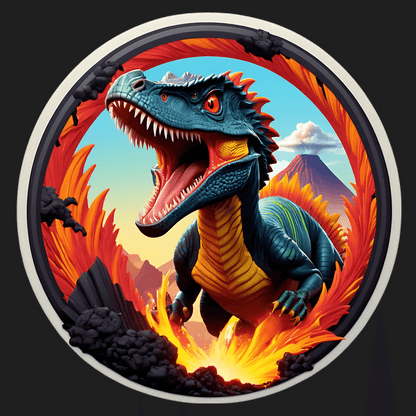 Dinosaur Adventure - UV DTF Sticker - Heat Press Transfer