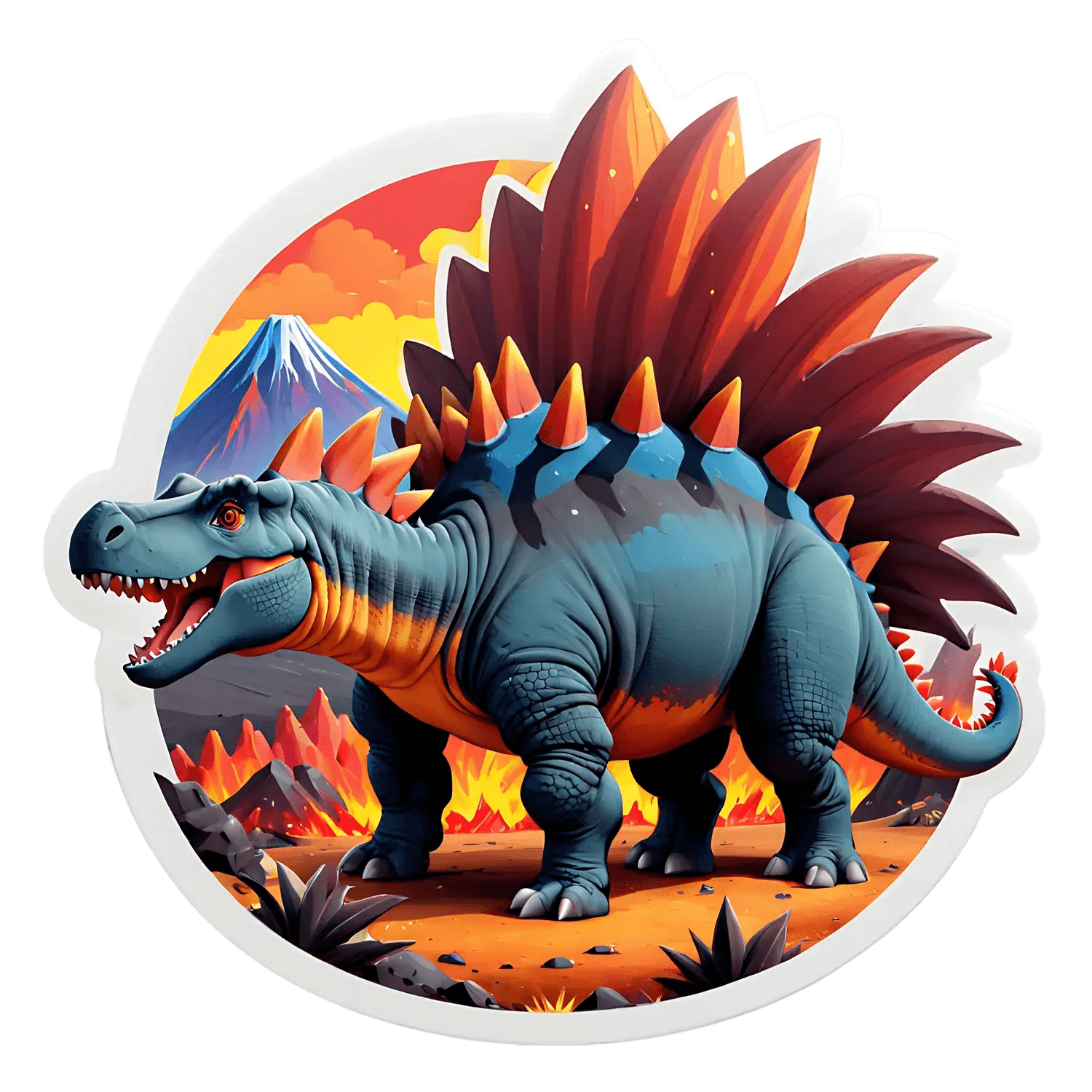 Dinosaur Adventure - UV DTF Sticker - Heat Press Transfer