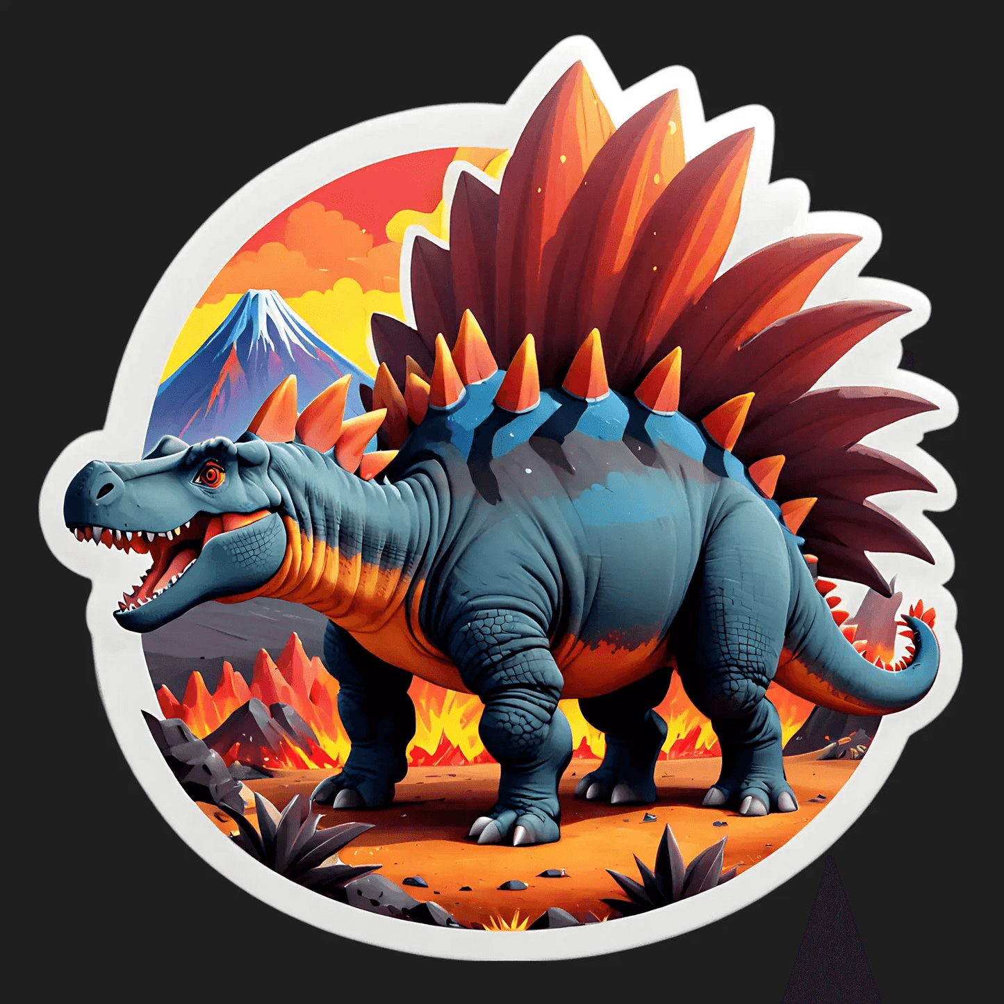 Dinosaur Adventure - UV DTF Sticker - Heat Press Transfer