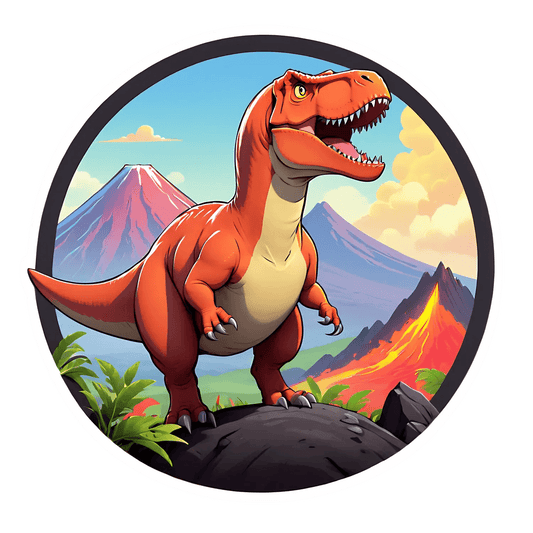 Dinosaur Adventure - UV DTF Sticker - Heat Press Transfer