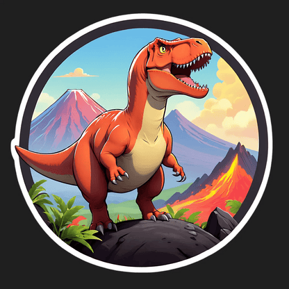 Dinosaur Adventure - UV DTF Sticker - Heat Press Transfer