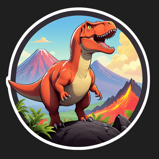 Dinosaur Adventure - UV DTF Sticker - Heat Press Transfer