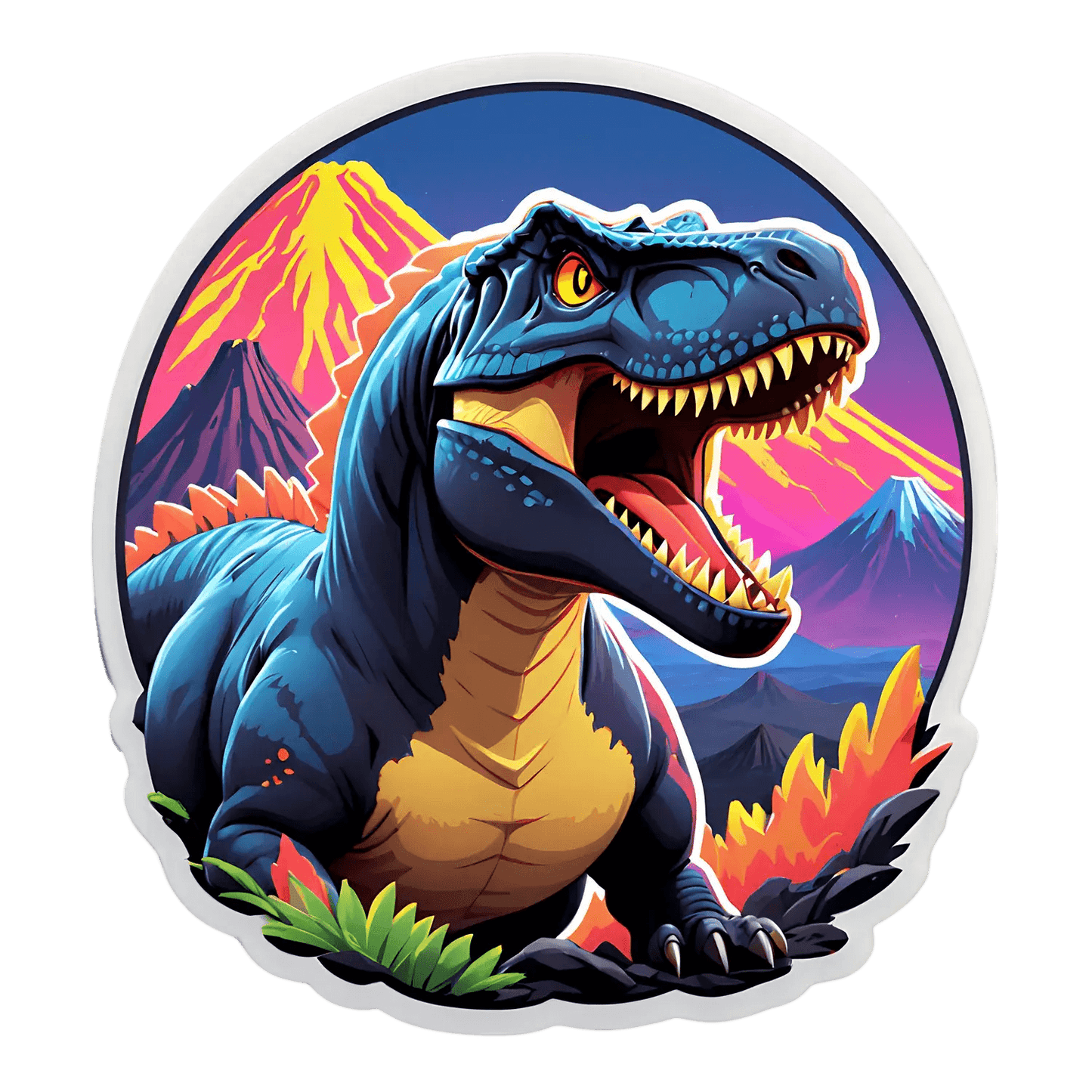 Dinosaur Adventure - UV DTF Sticker - Heat Press Transfer