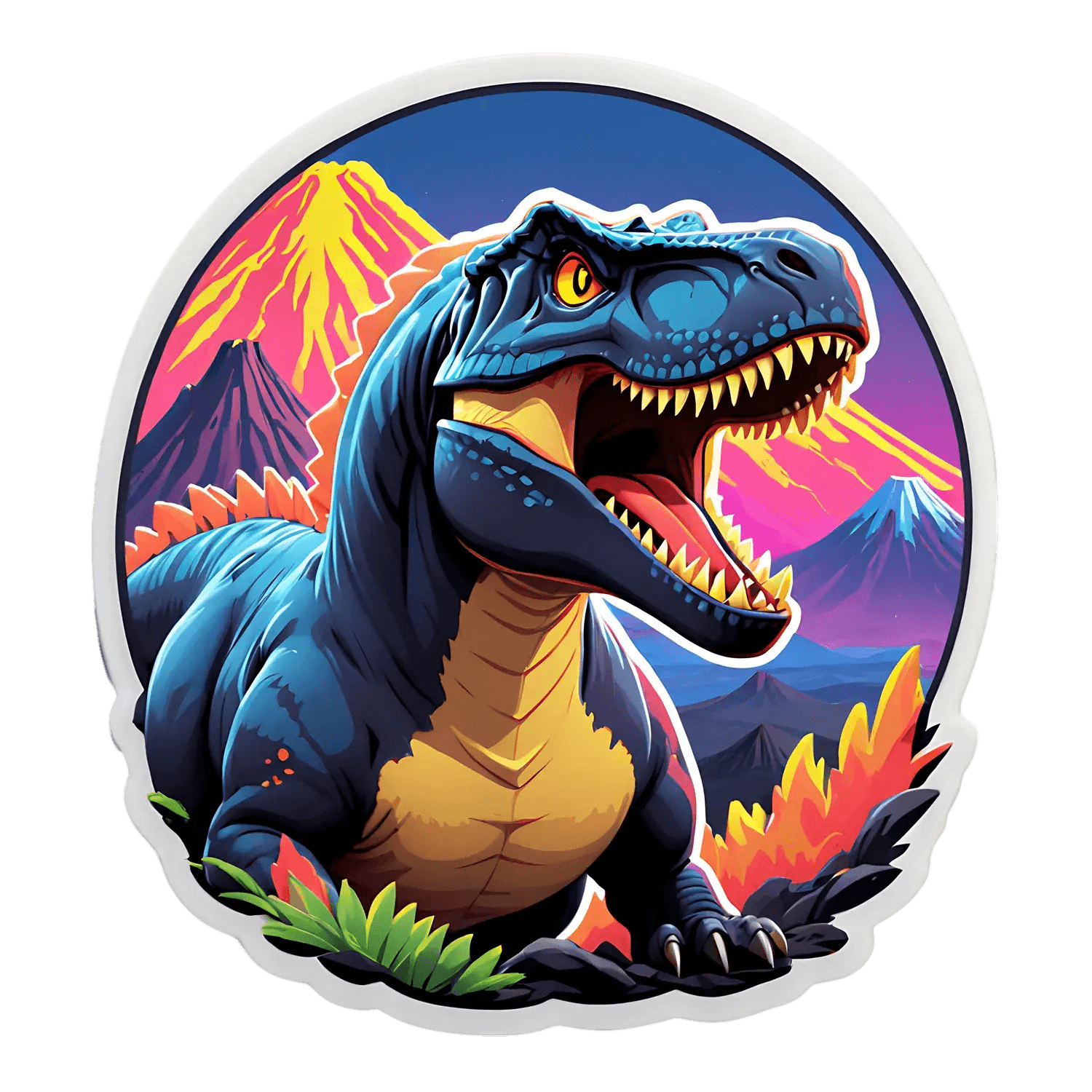 Dinosaur Adventure - UV DTF Sticker - Heat Press Transfer