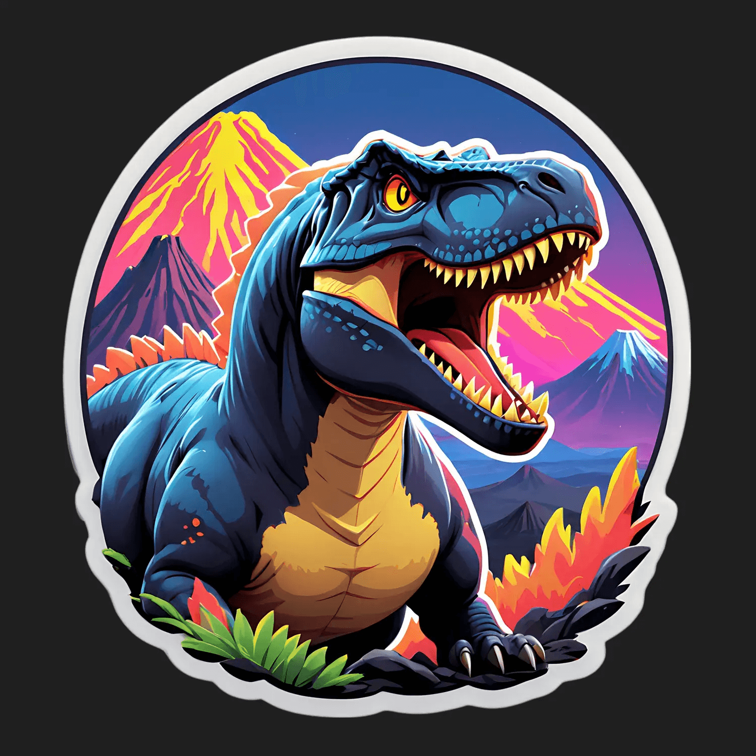 Dinosaur Adventure - UV DTF Sticker - Heat Press Transfer