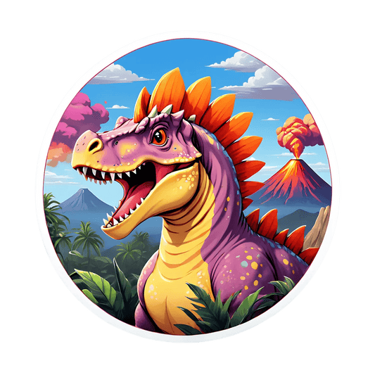 Dinosaur Adventure - UV DTF Sticker - Heat Press Transfer