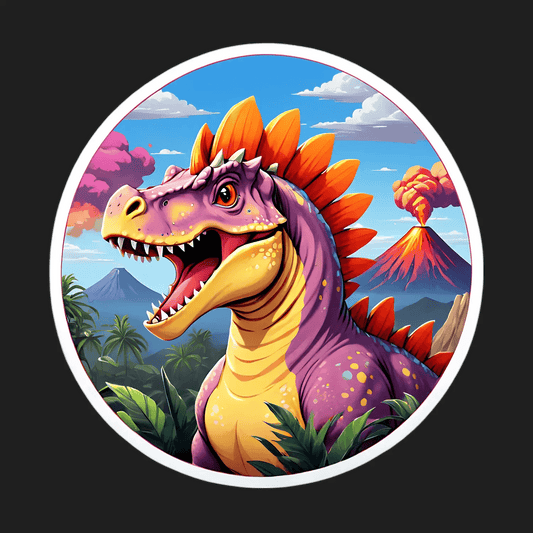 Dinosaur Adventure - UV DTF Sticker - Heat Press Transfer