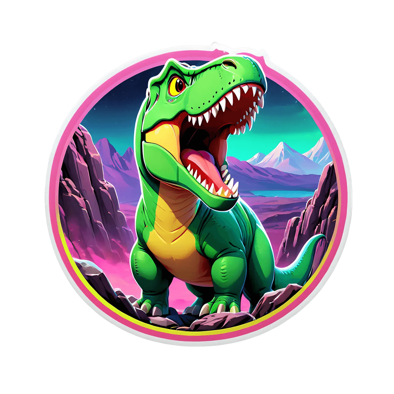 Dinosaur Adventure - UV DTF Sticker - Heat Press Transfer