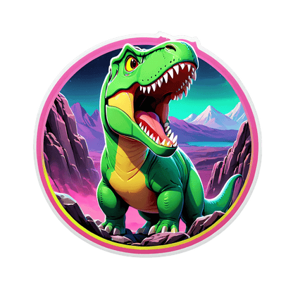 Dinosaur Adventure - UV DTF Sticker - Heat Press Transfer