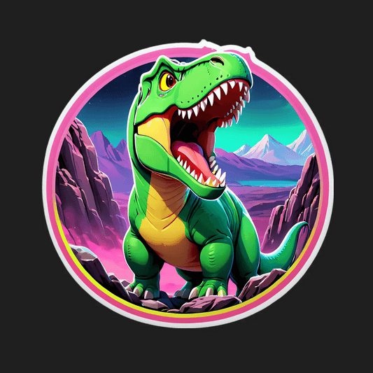 Dinosaur Adventure - UV DTF Sticker - Heat Press Transfer