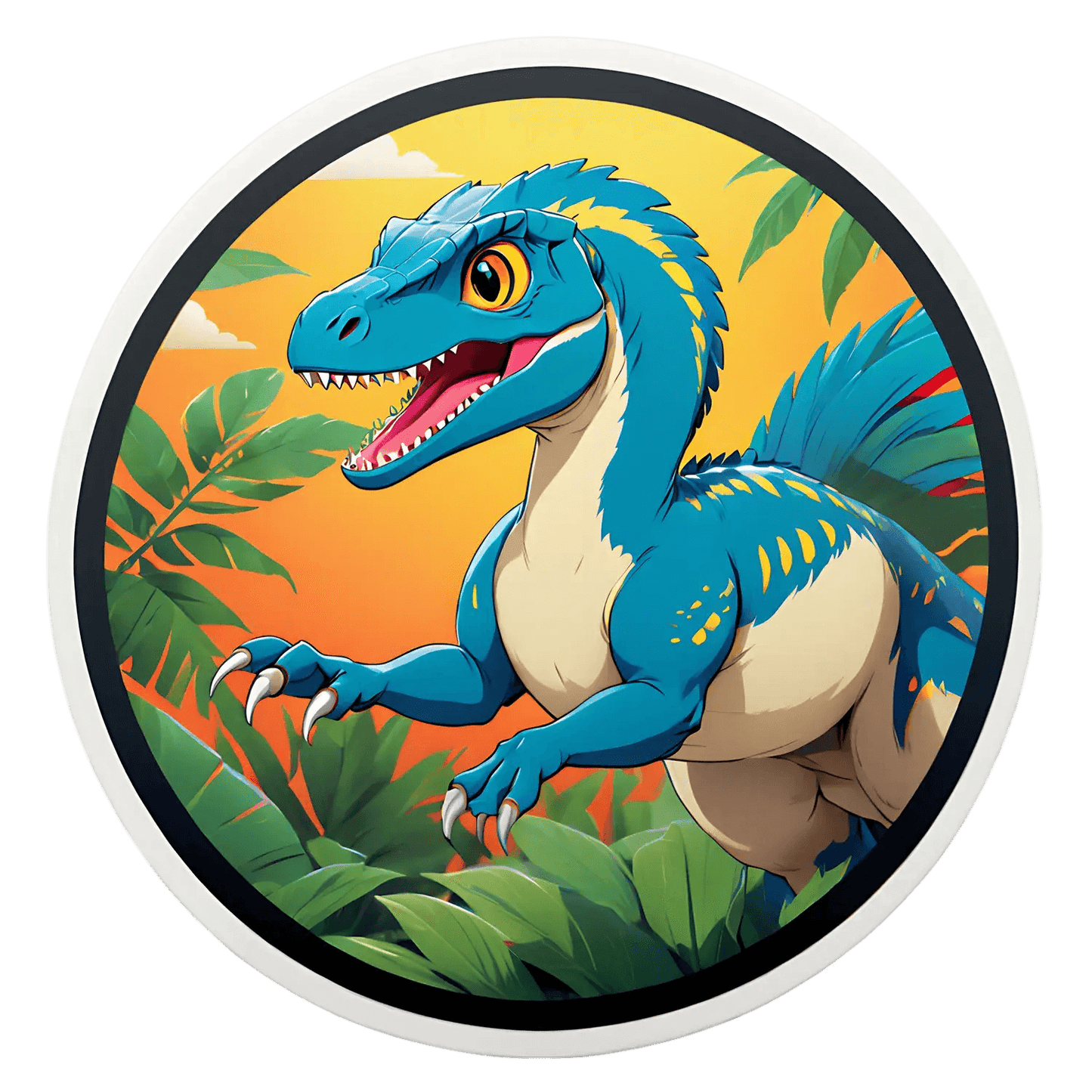 Dinosaur Adventure - UV DTF Sticker - Heat Press Transfer