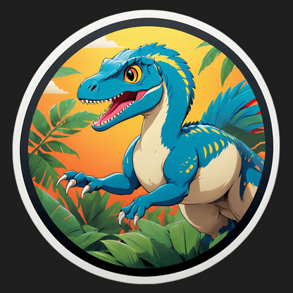 Dinosaur Adventure - UV DTF Sticker - Heat Press Transfer