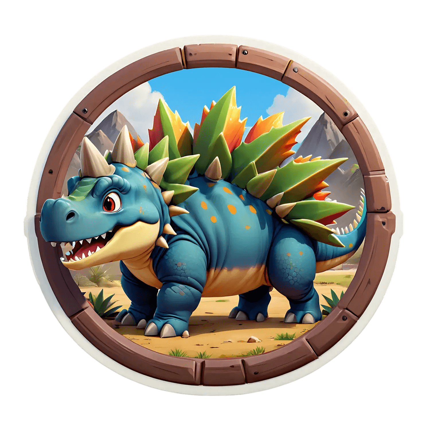 Dinosaur Adventure - UV DTF Sticker - Heat Press Transfer