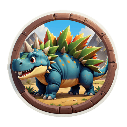 Dinosaur Adventure - UV DTF Sticker - Heat Press Transfer