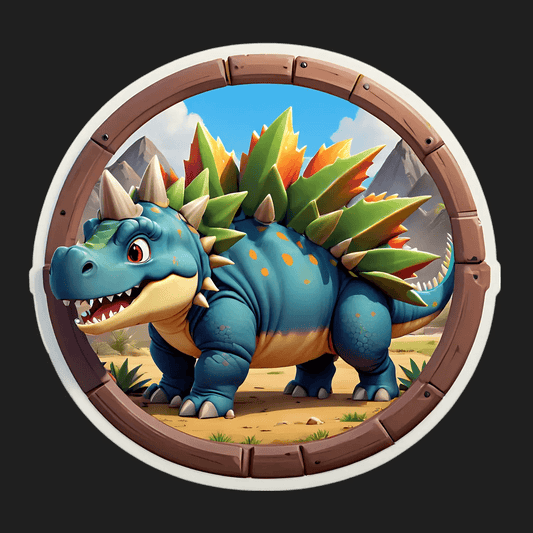 Dinosaur Adventure - UV DTF Sticker - Heat Press Transfer