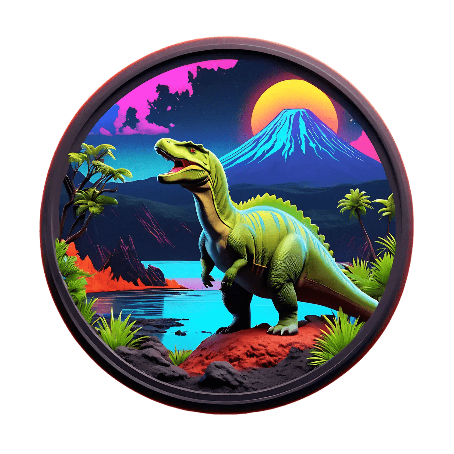 Dinosaur Adventure - UV Sticker - Heat Press Transfer