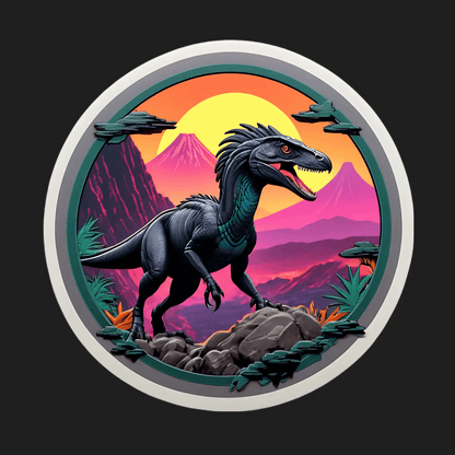 Dinosaur Adventure - UV Sticker - Heat Press Transfer