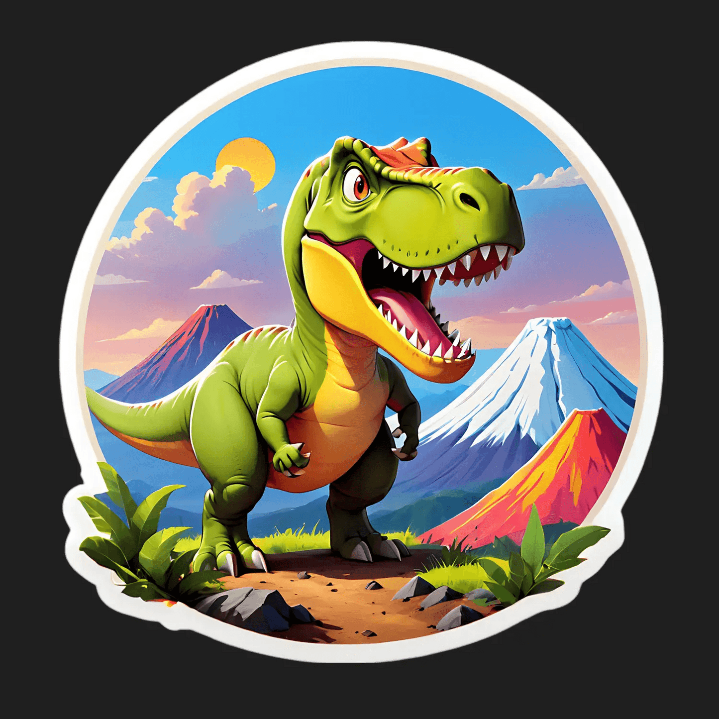 Dinosaur Adventure - UV Sticker - Heat Press Transfer