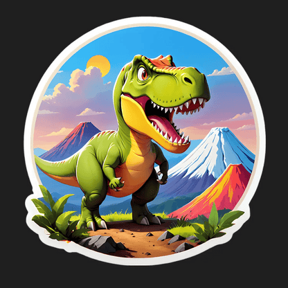 Dinosaur Adventure - UV Sticker - Heat Press Transfer