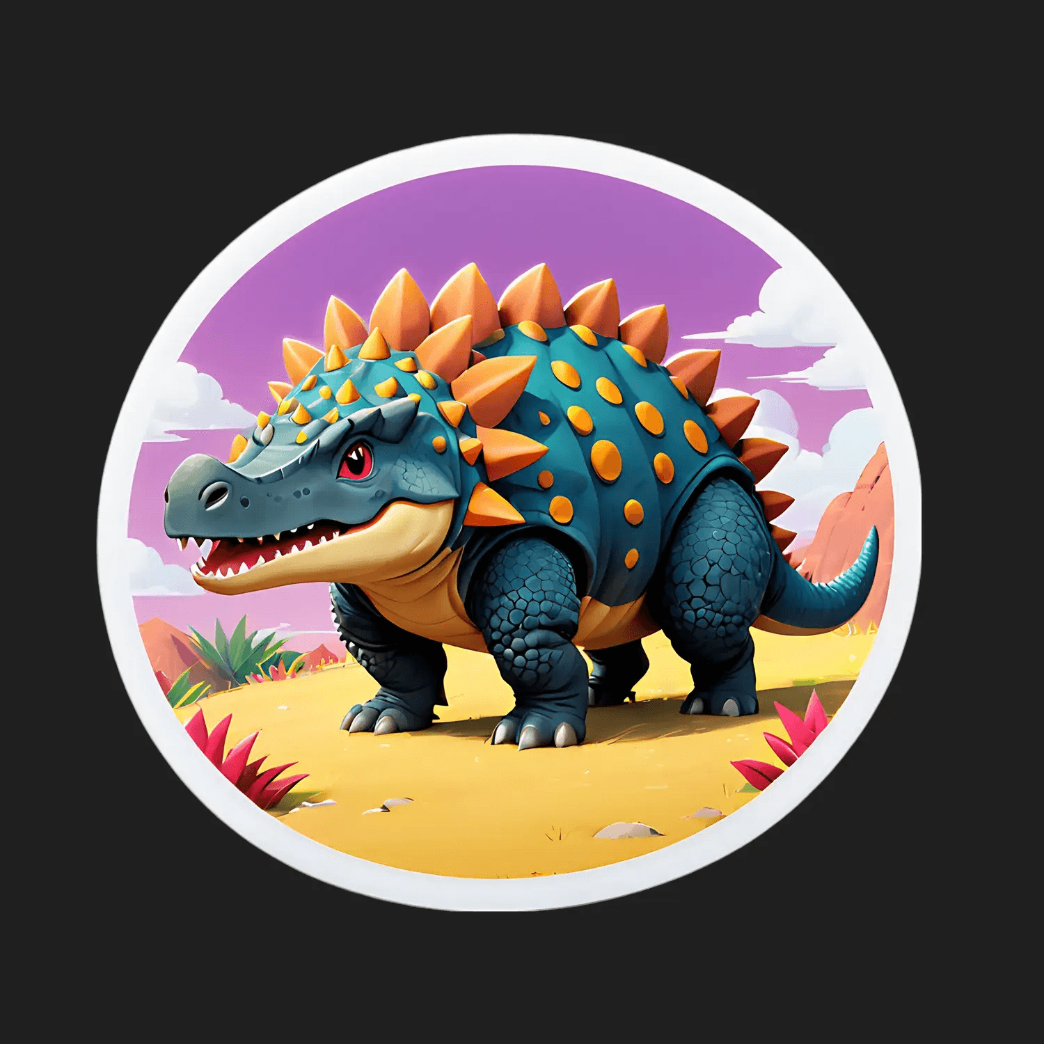 Dinosaur Adventure - UV Sticker - Heat Press Transfer