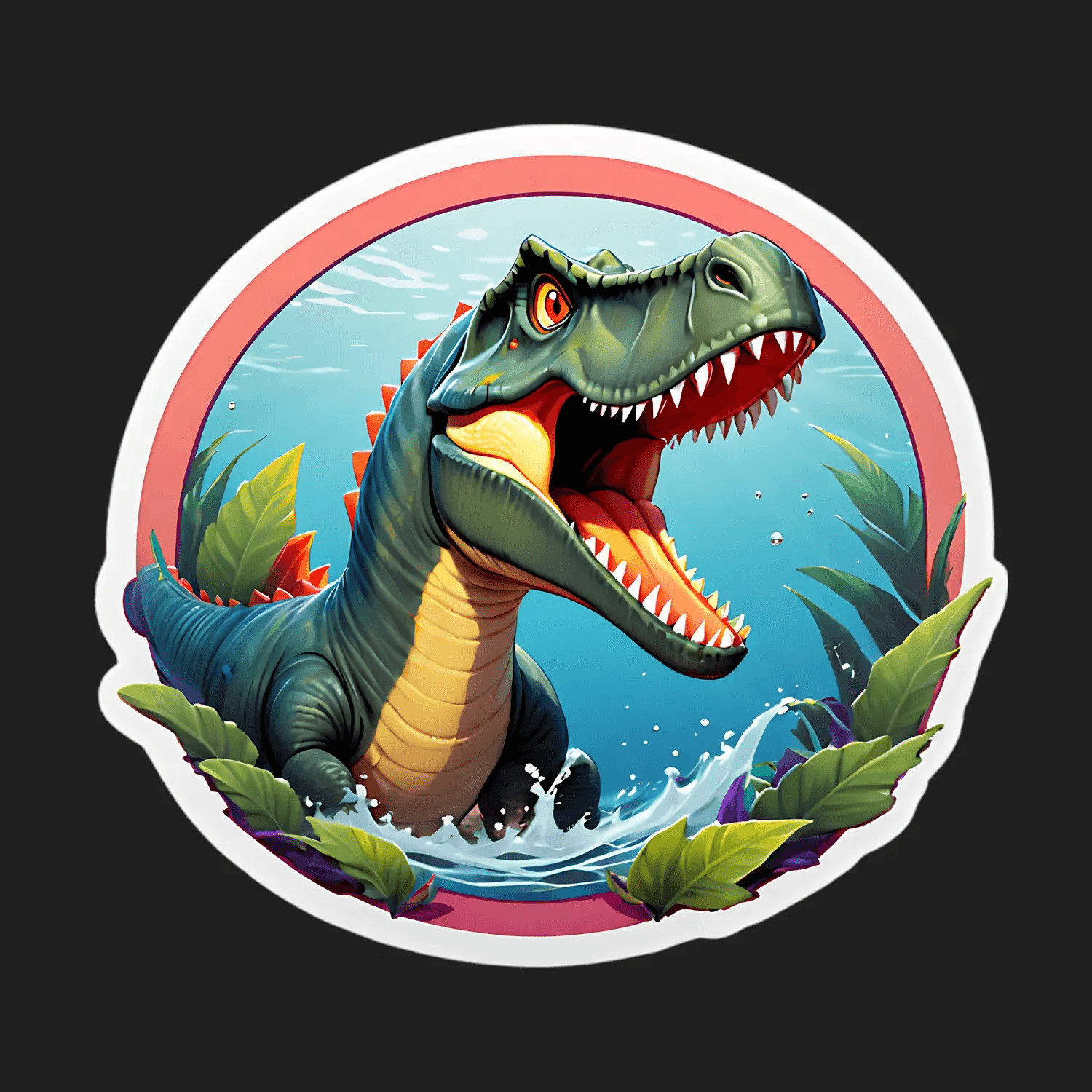 Dinosaur Adventure - UV Sticker - Heat Press Transfer