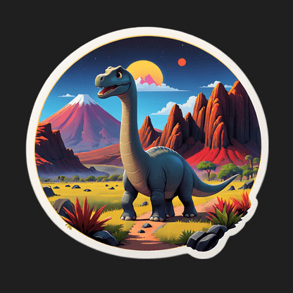 Dinosaur Adventure - UV Sticker - Heat Press Transfer