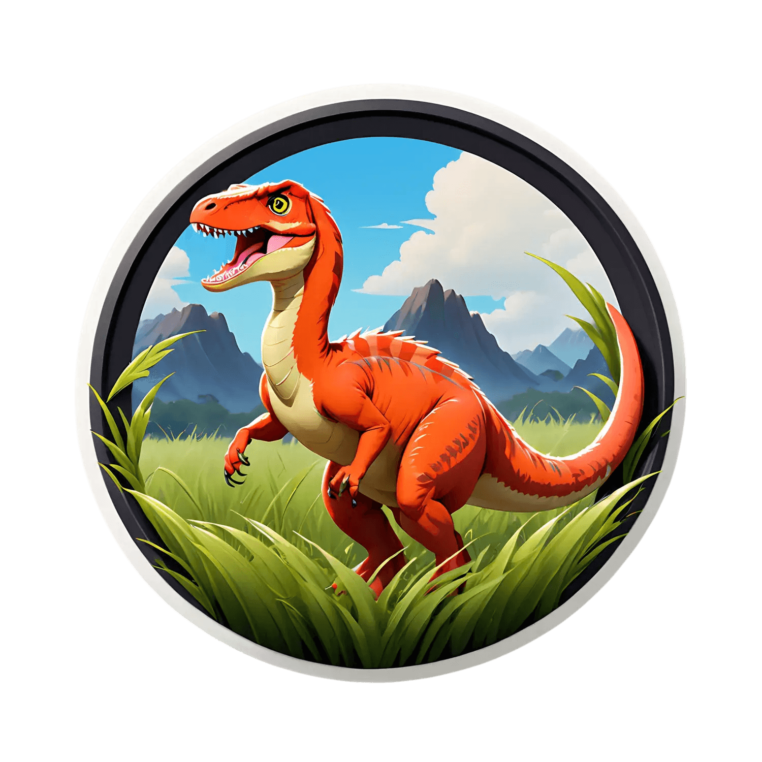 Dinosaur Adventure - UV Sticker - Heat Press Transfer