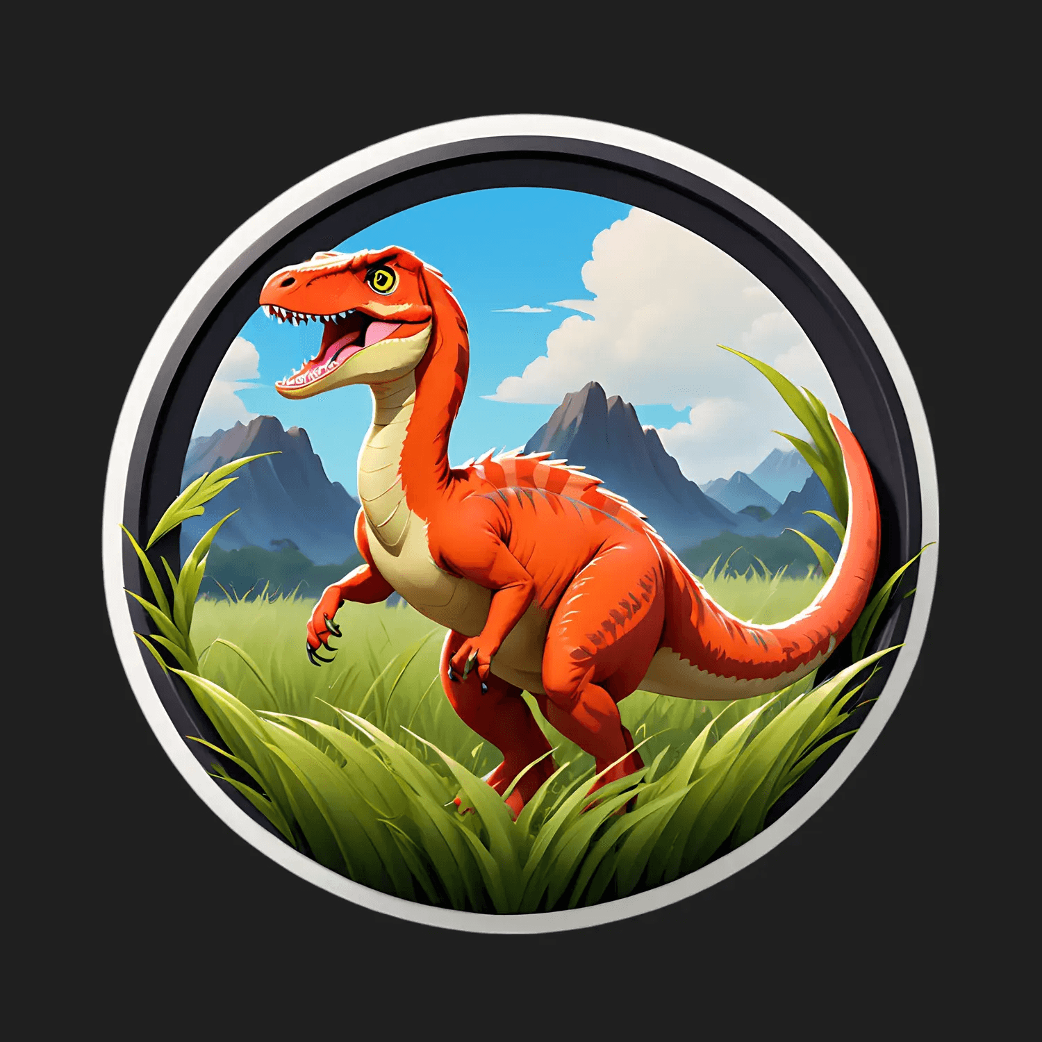 Dinosaur Adventure - UV Sticker - Heat Press Transfer