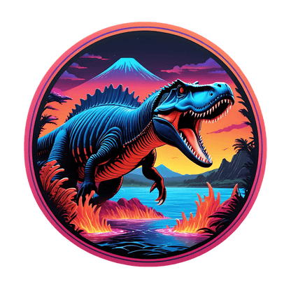 Dinosaur Adventure - Vibrant UV Sticker - Heat Press Transfer