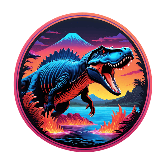 Dinosaur Adventure - Vibrant UV Sticker - Heat Press Transfer