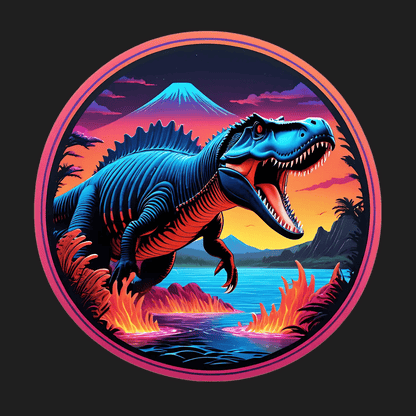 Dinosaur Adventure - Vibrant UV Sticker - Heat Press Transfer