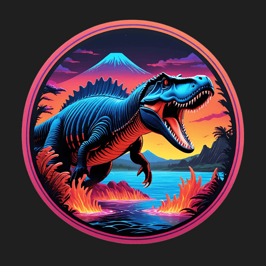 Dinosaur Adventure - Vibrant UV Sticker - Heat Press Transfer