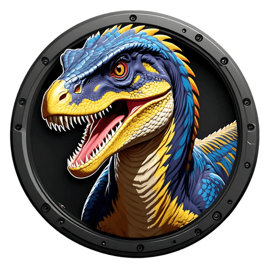 Dinosaur Art - High-Quality Sticker - Heat Press Transfer