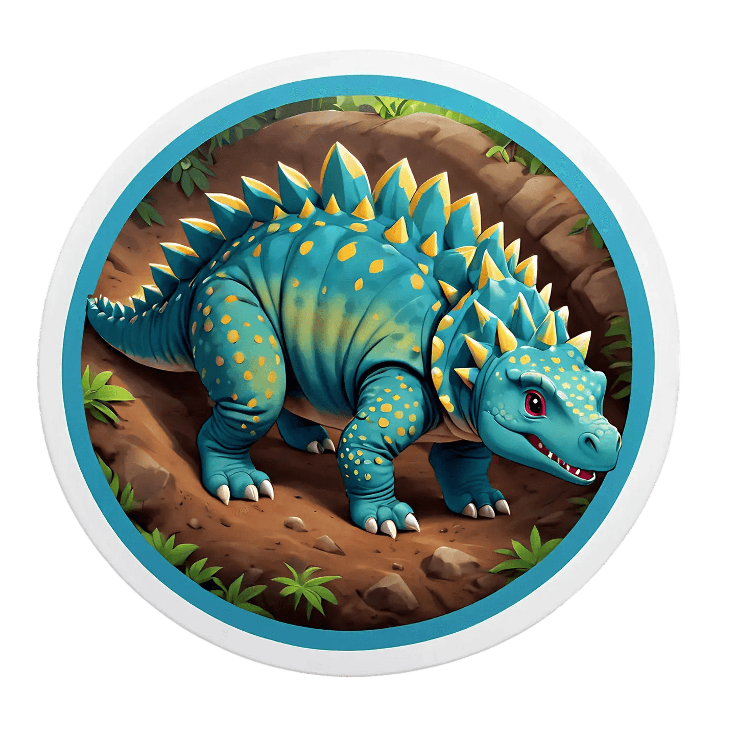 Dinosaur Decal - Jurassic Sticker - Heat Press Transfer