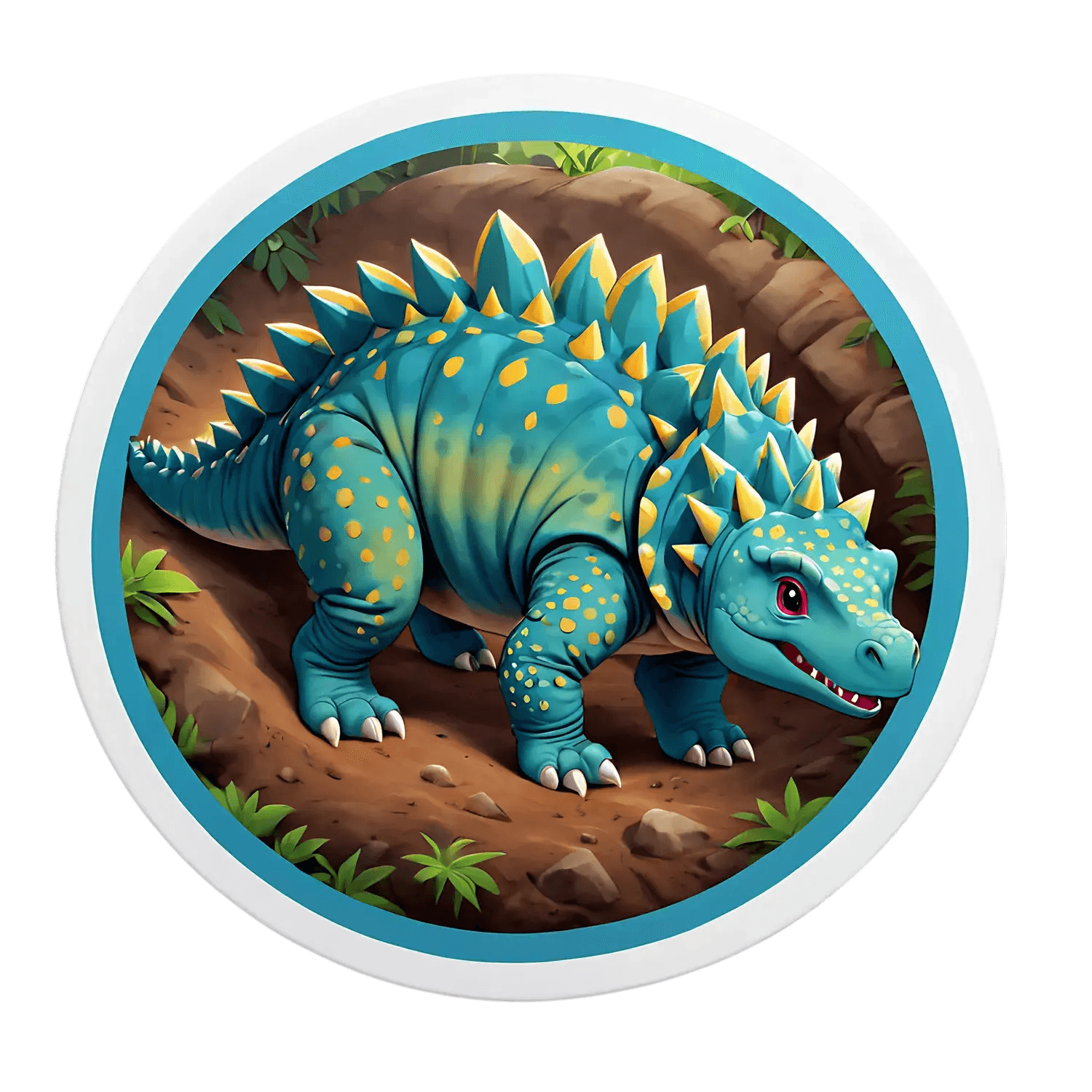 Dinosaur Decal - Jurassic Sticker - Heat Press Transfer