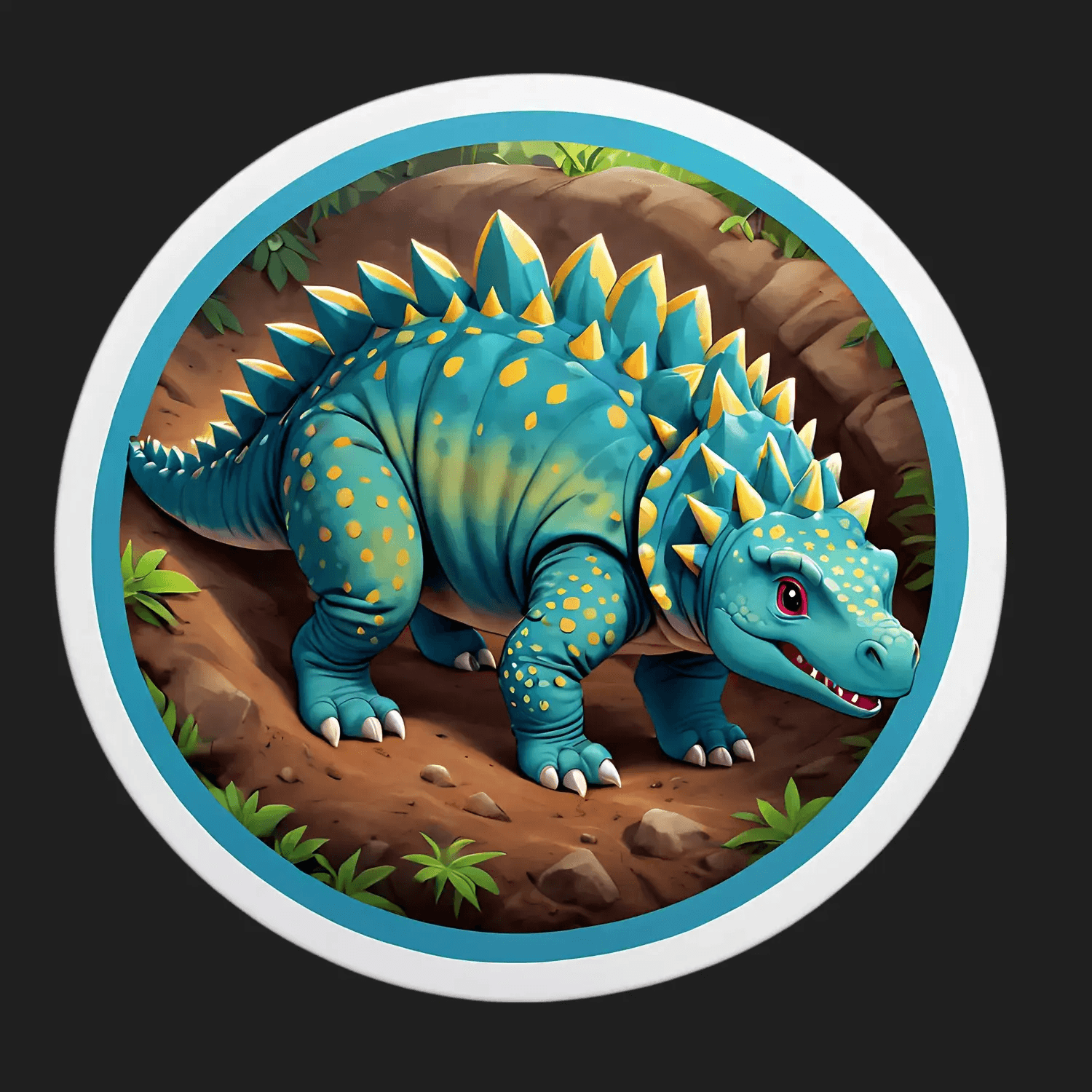 Dinosaur Decal - Jurassic Sticker - Heat Press Transfer