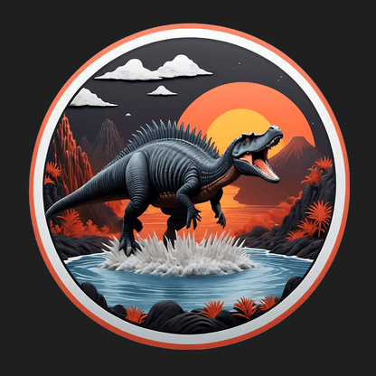 Dinosaur Decal - Sticker - Heat Press Transfer