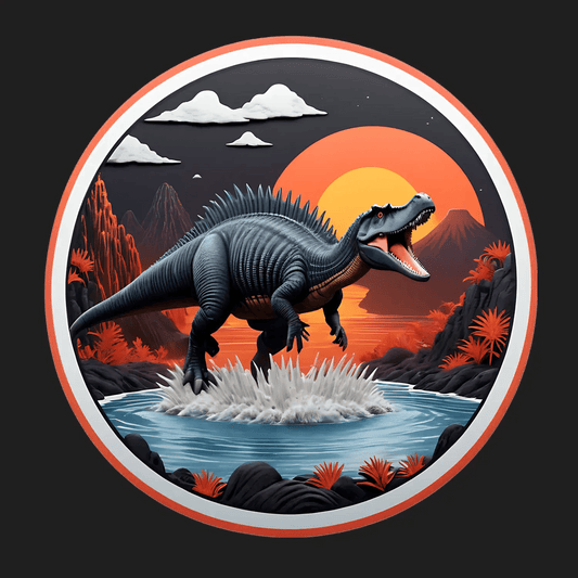 Dinosaur Decal - Sticker - Heat Press Transfer