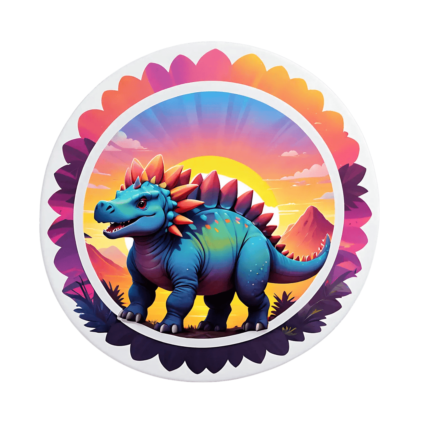 Dinosaur Decal - Sticker - Heat Press Transfer