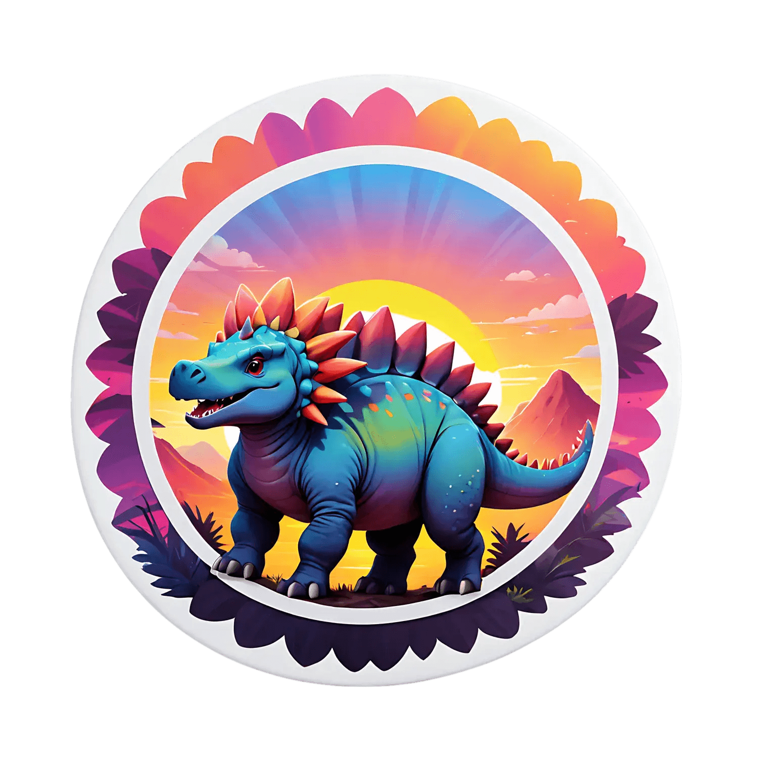 Dinosaur Decal - Sticker - Heat Press Transfer