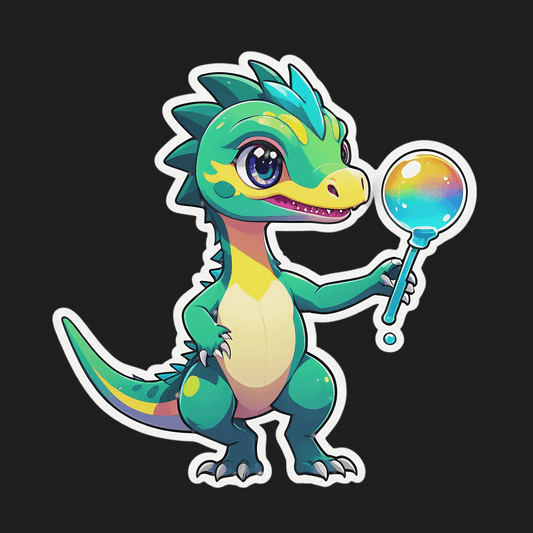 Dinosaur Detective - Sticker - Heat Press Transfer