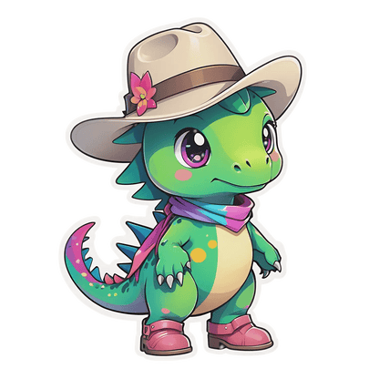 Dinosaur Explorer - Kids Sticker - Heat Press Transfer