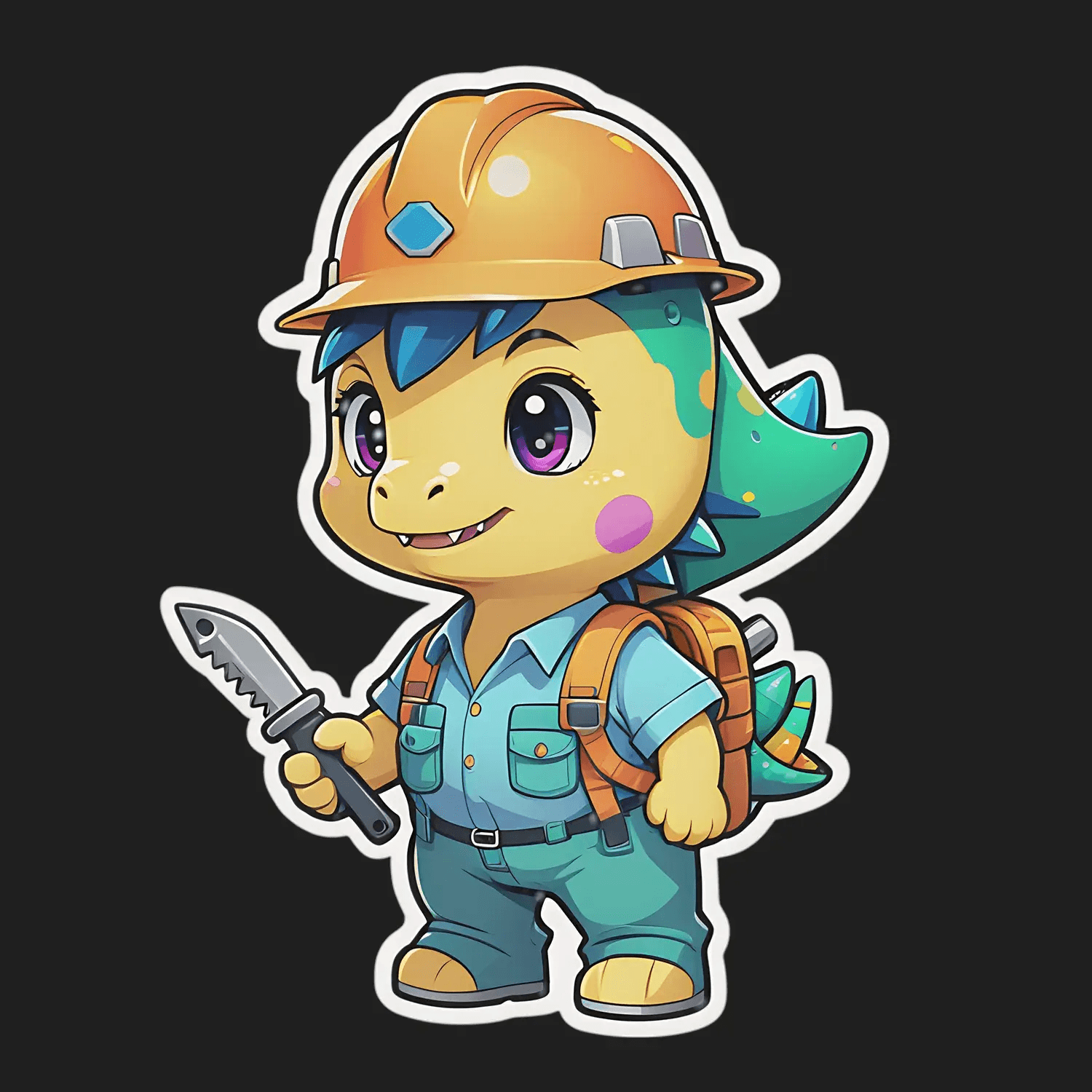 Dinosaur Explorer - Sticker - Heat Press Transfer