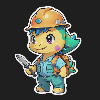 Dinosaur Explorer - Sticker - Heat Press Transfer