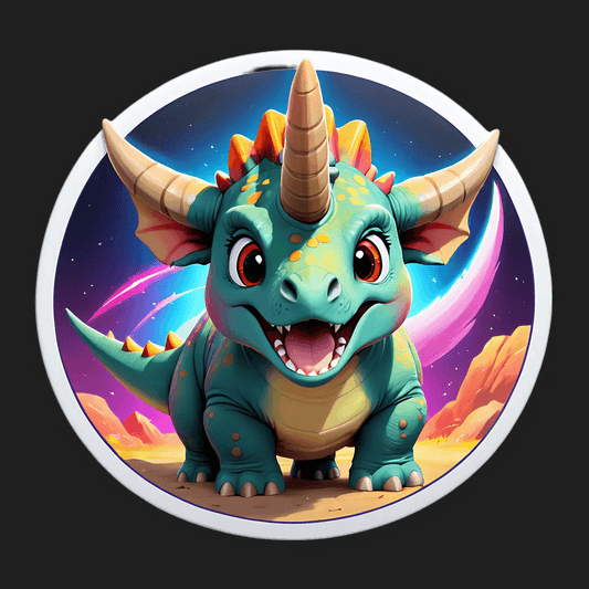 Dinosaur Fantasy - Sticker - Heat Press Transfer