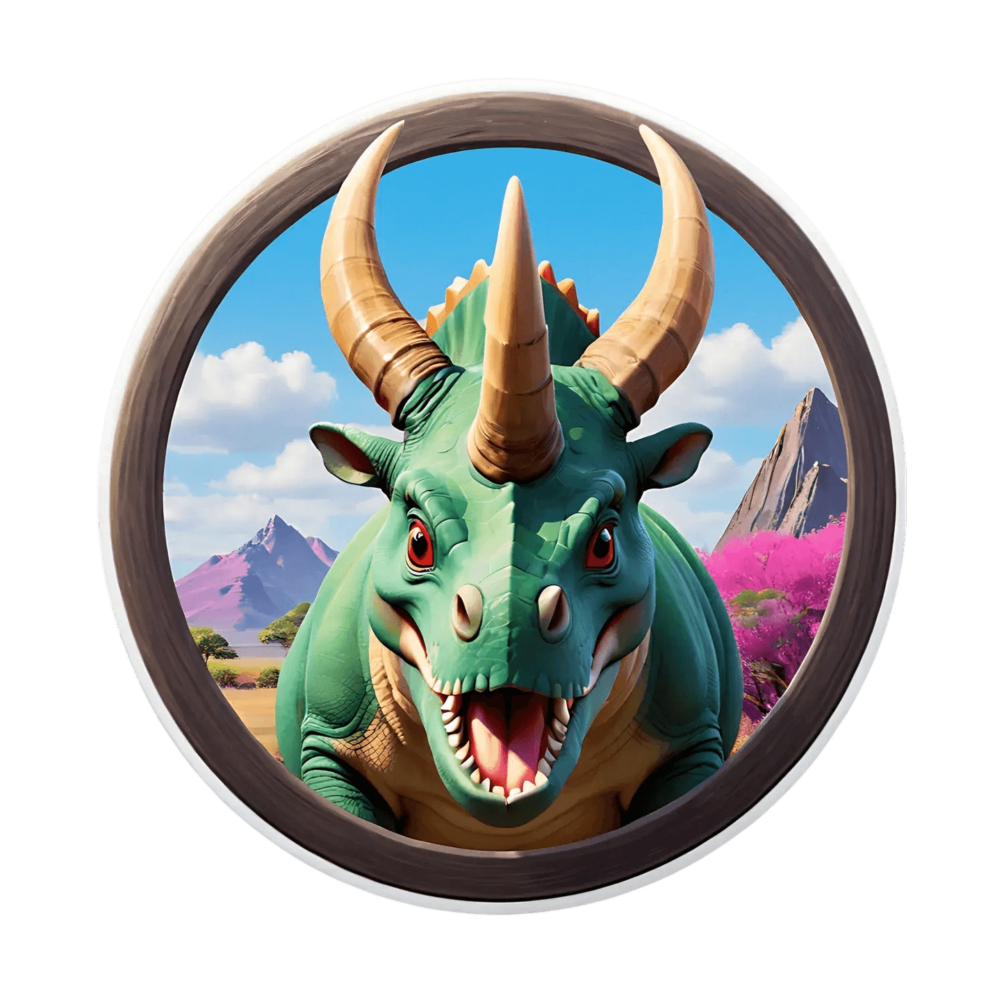 Dinosaur Fantasy - UV DTF Sticker - Heat Press Transfer