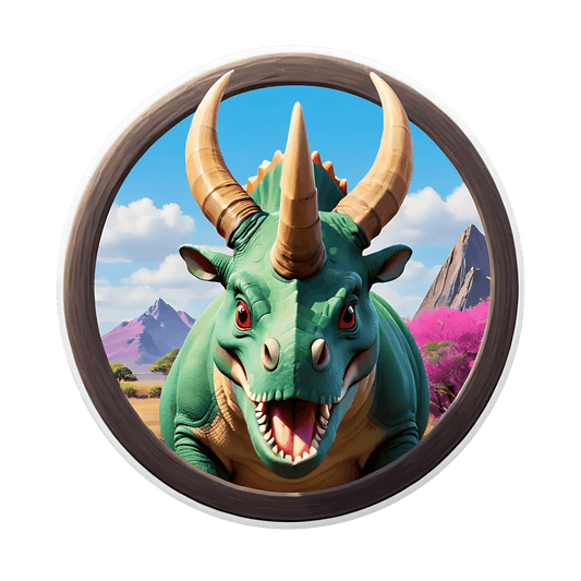 Dinosaur Fantasy - UV DTF Sticker - Heat Press Transfer