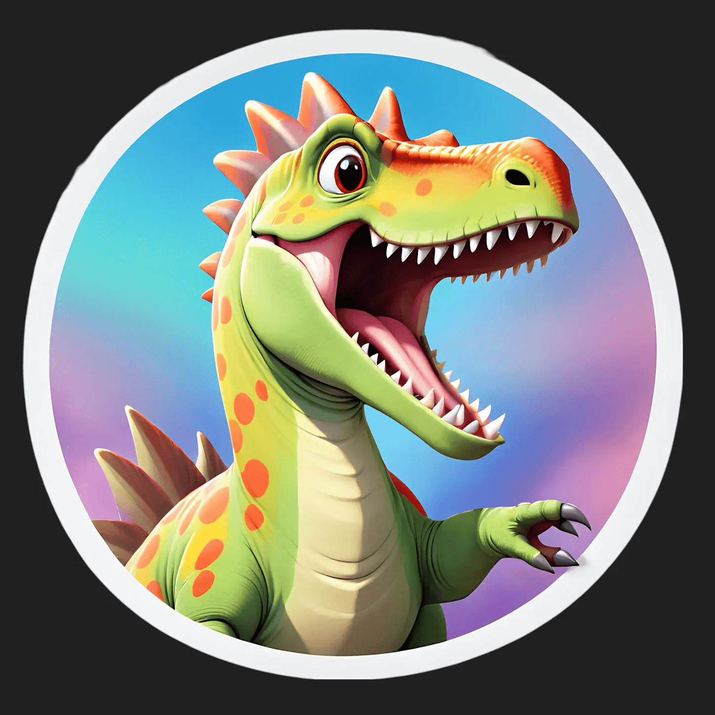 Dinosaur Fun - Sticker - Heat Press Transfer