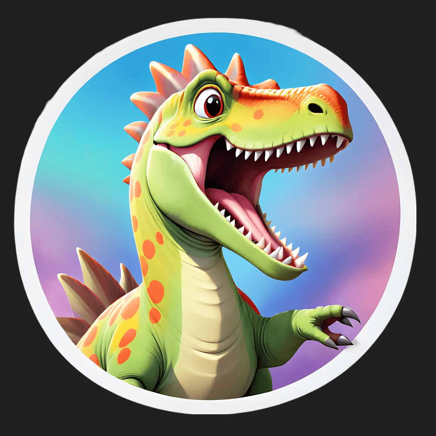 Dinosaur Fun - Sticker - Heat Press Transfer